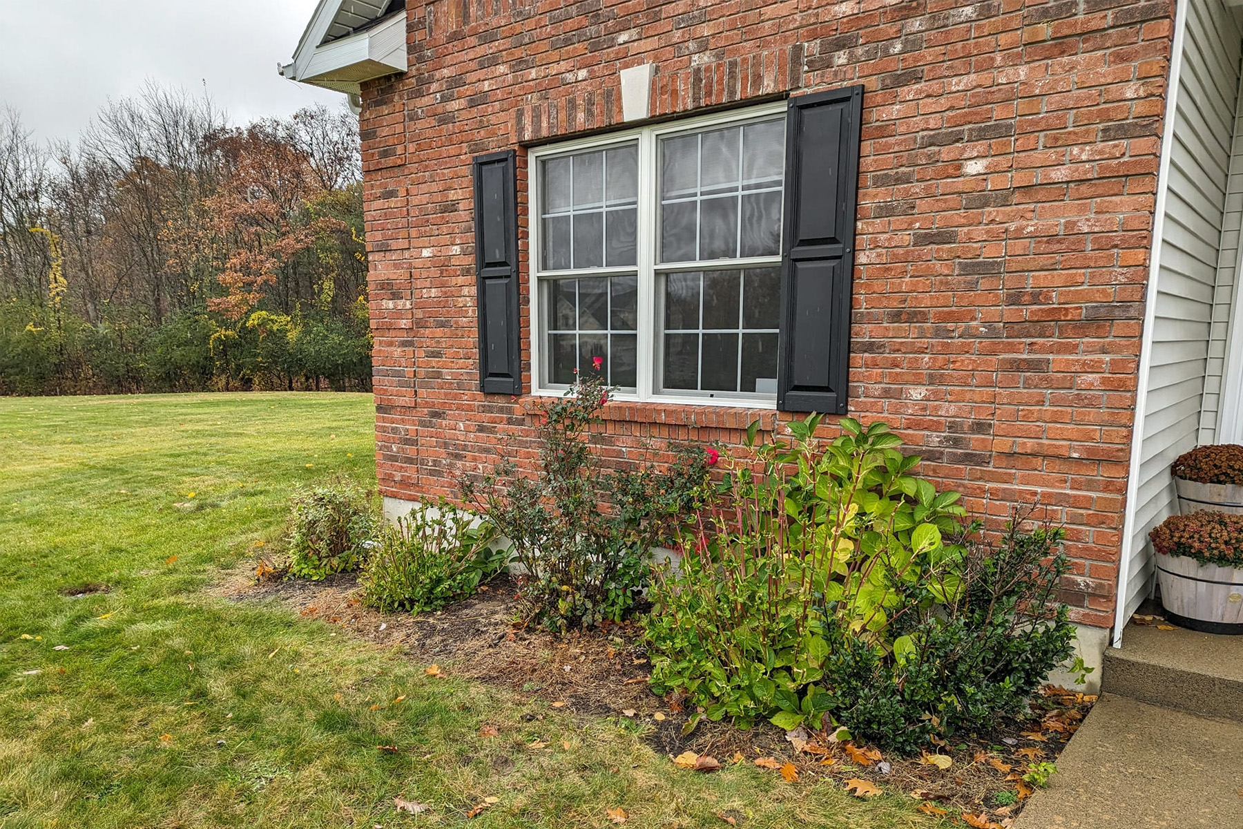 Thumbnail of Installation progress photo of retaining wall around pool