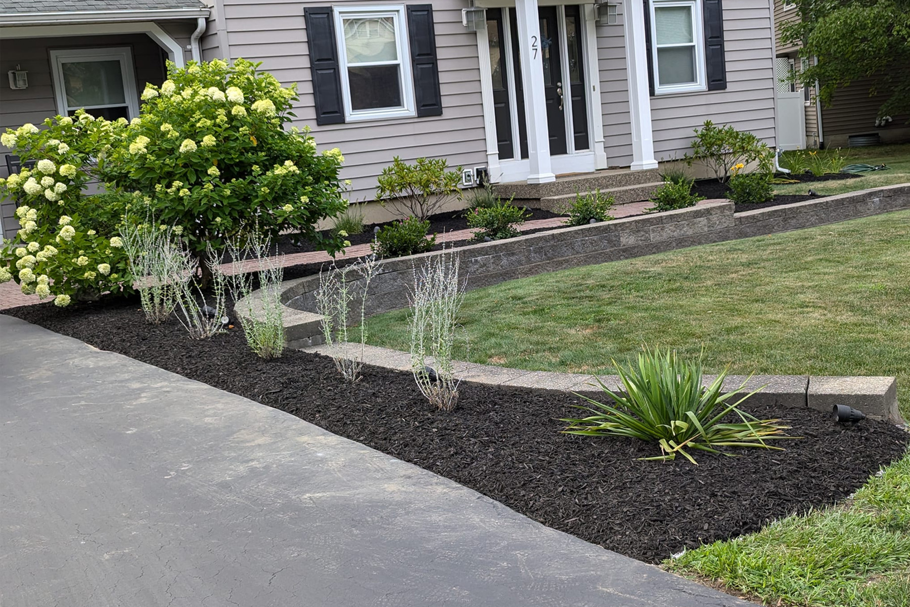 Thumbnail of completed sidewalk made of stone