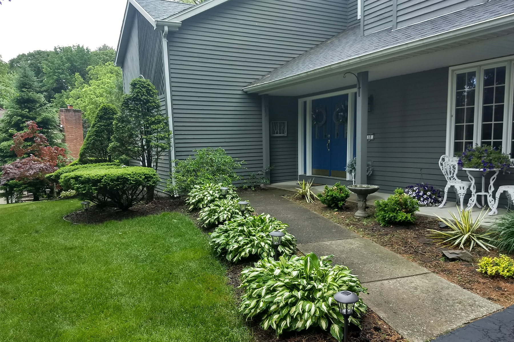 Thumbnail of original wooden walkway to the house