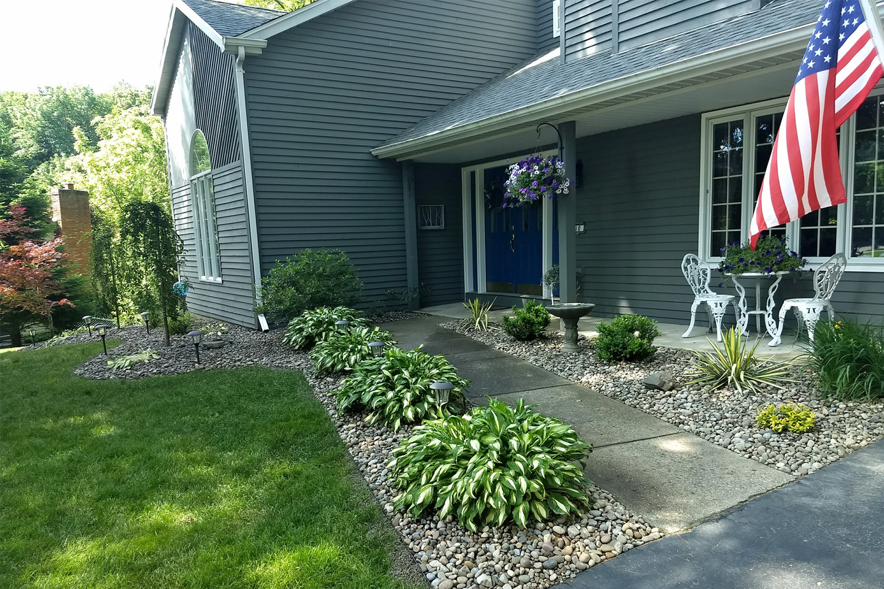 Thumnail of installation of new stone walkway