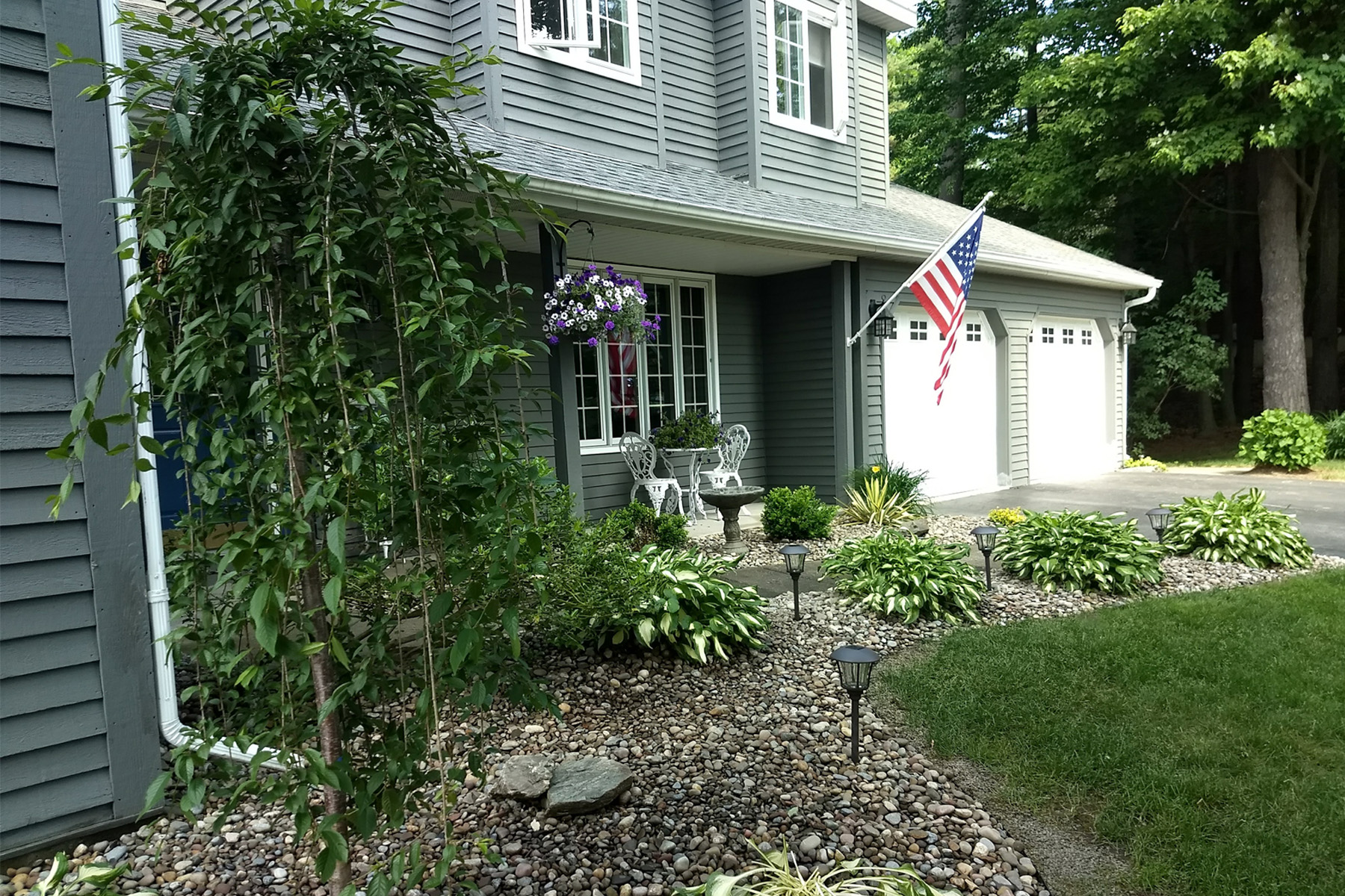 Thumnail of compelted stone walkway
